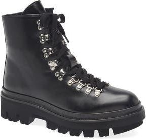AllSaints Wanda Lug Sole Combat Boot in Black at Nordstrom Rack, Size 10