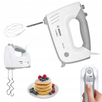 OEM Batidora De Mano Bosch Blanca, Potente Y Silenciosa, Con 2 Boquillas, Funci&oacute;n Turbo Y 5 Velocidades