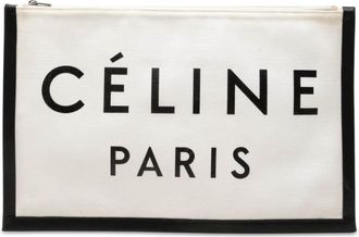 Celine Pre-owned Celine Canvas Logo Clutch Ladies 5ZG9M7OZX1SGCU51
