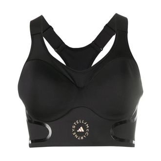 adidas by Stella McCartney TruePace High Support Sports Bra - female - Adidas by Stella McCartney - Sports Bras - Black - S - Sport