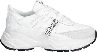Just Cavalli Dames, Schoenen, Wit, Maat: 40 EU Leer