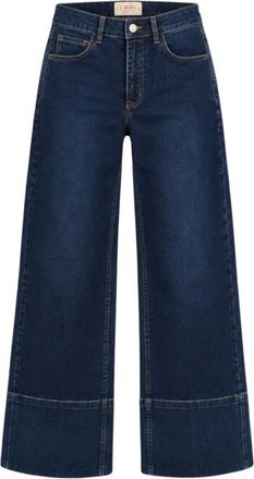 Marella Emmcropped Jeans - Dames - Loose Fit Jeans - Blauw - L - Katoen - Jeans