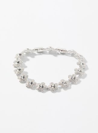 Swarovski Womens Shimmery flower bracelet