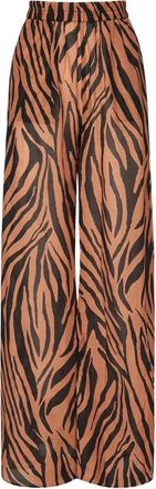 Andamane Pantaloni con stampa - Marrone