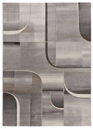 Atticgo Alfombra moderna gris 160x230 cm