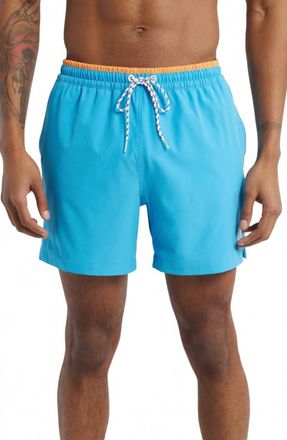 Chubbies Barracudas 5.5 Classic Swim Trunk In Blue