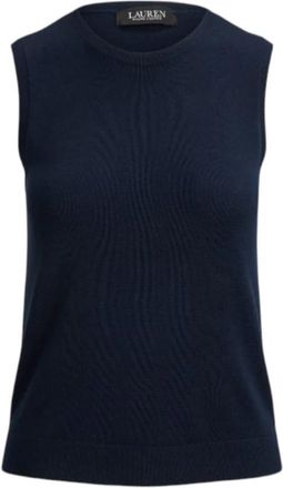 Ralph Lauren Lauren Ronde Hals Trui - Dames - Ronde hals truien - Blauw - L - Nylon - Truien & Vesten