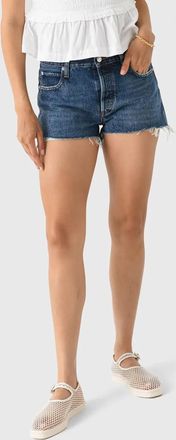 Frame Denim Hang Mid Rise Short In Rafael