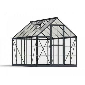 Palram Greenhouse Hybrid 6X10 - Polycarbonate - L306 x W185 x H208 - Grey