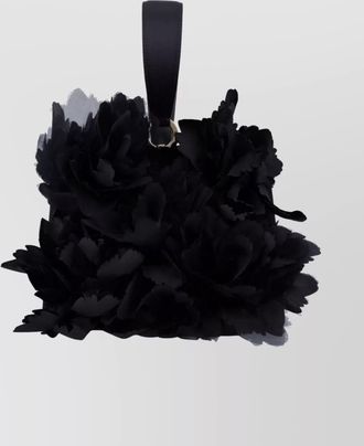 Ferragamo floral design wrist clutch bag