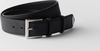 Prada Saffiano leather belt