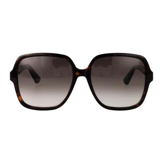 Gucci Sunglasses, female, Brown, Size: 58 MM Stylish Sunglasses