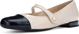 Ara Womens Sapphire Ballet Pump In Cream/navy