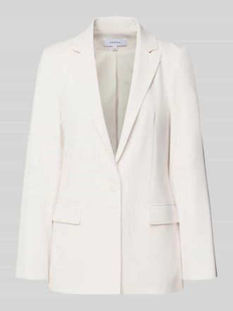 Comma Slim Fit Blazer mit Pattentaschen in Weiss, Gr&ouml;&szlig;e 34
