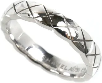 Chanel White Gold (18K) Band Ring (Pre-Owned)