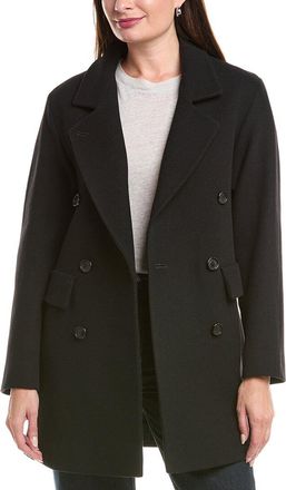 Fleurette Double Breasted Wool Coat