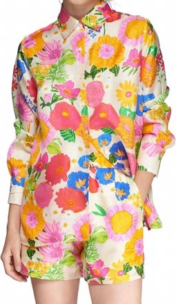 Vilagallo Mariela Floral Shirt In Multi