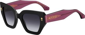 Etro 0010/S HK8/9O Womens Sunglasses Black Size 50