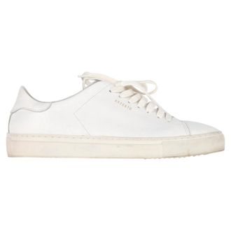 Axel Arigato Clean 90 Lage Sneakers in Wit Leer