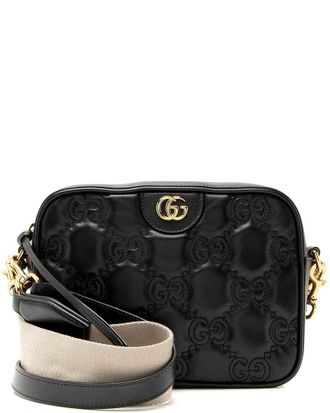 Gucci Jumbo GG Matelass&eacute; Leather Small Shoulder Bag (Authentic Pre-Loved)