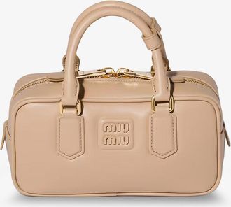 Miu Miu Borsa a tracolla Arcadie in pelle con logo lettering frontale - MIU MIU - gender_Woman