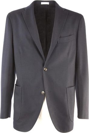 Boglioli Wollen Jas - Heren - Business blazers - Grijs - M - Wol - Kostuums