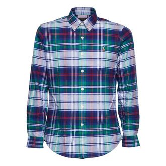 Polo Ralph Lauren Overhemd met button-down kraag - Heren - Casual Overhemden - Veelkleurig - S - Leer - Overhemden