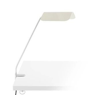 HAY Apex Schreibtischklemmleuchte, oyster white