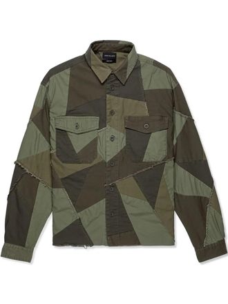 John Elliott + Co patchwork shirt - Green