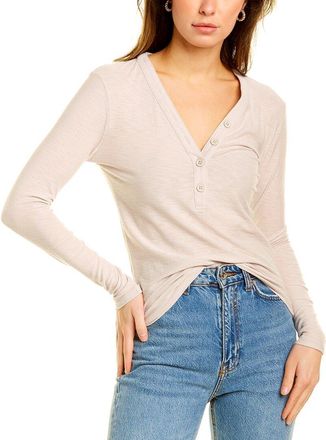 James Perse Jersey Henley Top