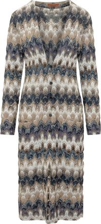 Missoni Multicolor Abstract Round Neck Cardigan