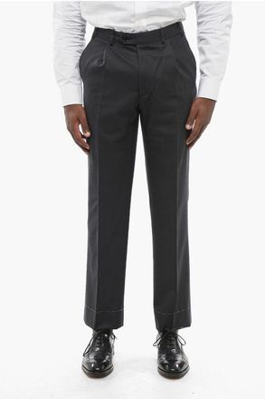 Corneliani Fresco-Wool Four-Pocket Trousers size 44