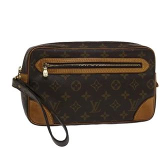 Louis Vuitton Pre-owned Tela clutches - - Pre-owned - Donna - Marrone - ONE SIZE