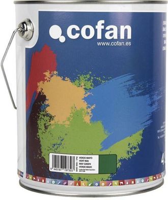 cofan Cofan Esmalte Sint&eacute;tico (4 L) Verde Mayo, Esmalte Sint&eacute;tico Al Disolvente Disponible En Una Amplia Gama De Colores Y Tonalidades Fabricado A Base De R