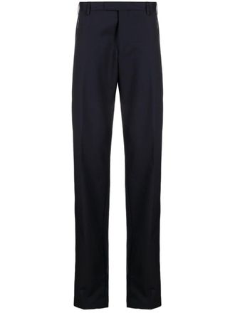 Karl Lagerfeld Fly straight-leg trousers - Blue