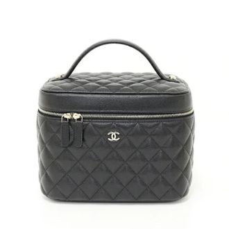 Chanel Pre-owned Leather chanel-bags - Dames - Vintage Handtas - Zwart - ONE Size - Leer - Vintage