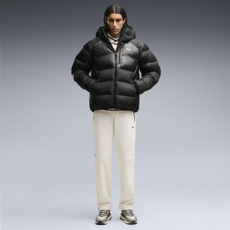 Puma Pantaloni in pile PUMATECH Far InfraRosso da uomo, Abbigliamento, Beige, XXL