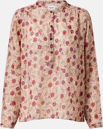 Isabel Marant Maria printed cotton shirt