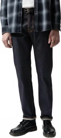 Nudie Jeans Steady Eddie Ii Slim Leg Jeans In Dry Dusk Selvedge