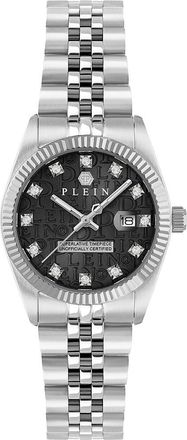 Philipp Plein Date Superlative Womens Silver Watch PWNFA0125 Stainless Steel - One Size