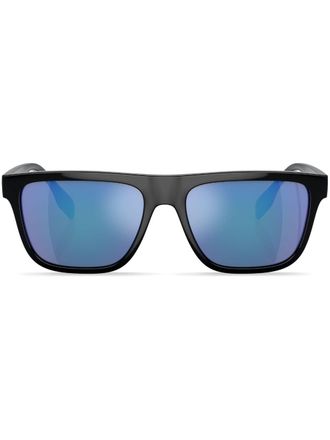 Burberry Sunglasses Occhiali da sole squadrati con stampa - Nero
