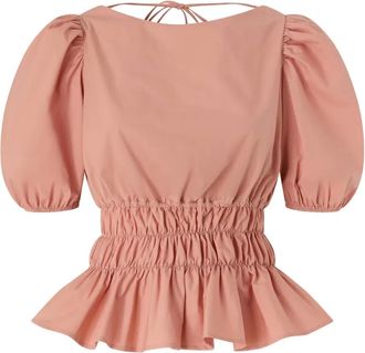 Pinko Top con maniche a palloncino - Rosa
