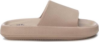 Xti Mens Basic Slides In Khaki