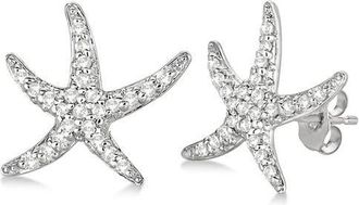 Allurez Diamond Starfish Earrings 14k in Diamonds at Nordstrom