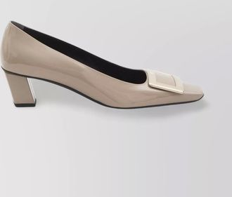Roger Vivier square toe skyscraper heel pumps