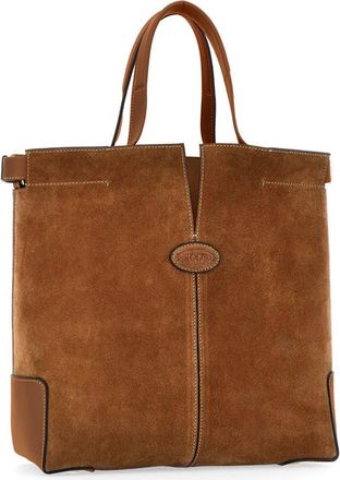 Tod's Di Bag Folio Leather Shopper in Cognac/Kenia at Nordstrom