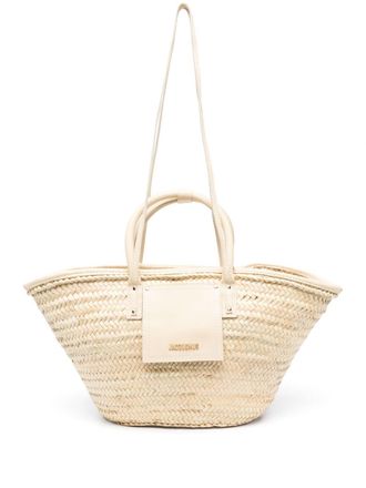 Jacquemus Borsa tote Le Panier Soli - Toni neutri