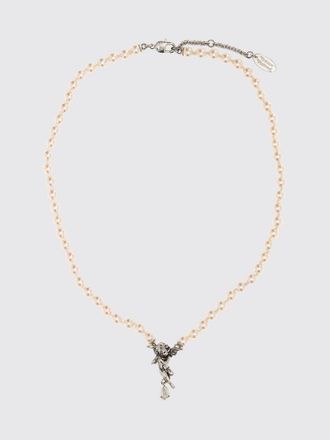 Vivienne Westwood Collana girocollo con perle e pendente Orb con cristalli