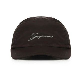 Jacquemus Baluchon Baseball Cap - Heren - Petten - Bruin - 56 CM - Nylon - Accessoires