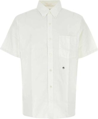 Nanam&iacute;ca Button Down Wind S/S Shirt - Heren - Korte mouwen Overhemden - Wit - S - Katoen - Overhemden